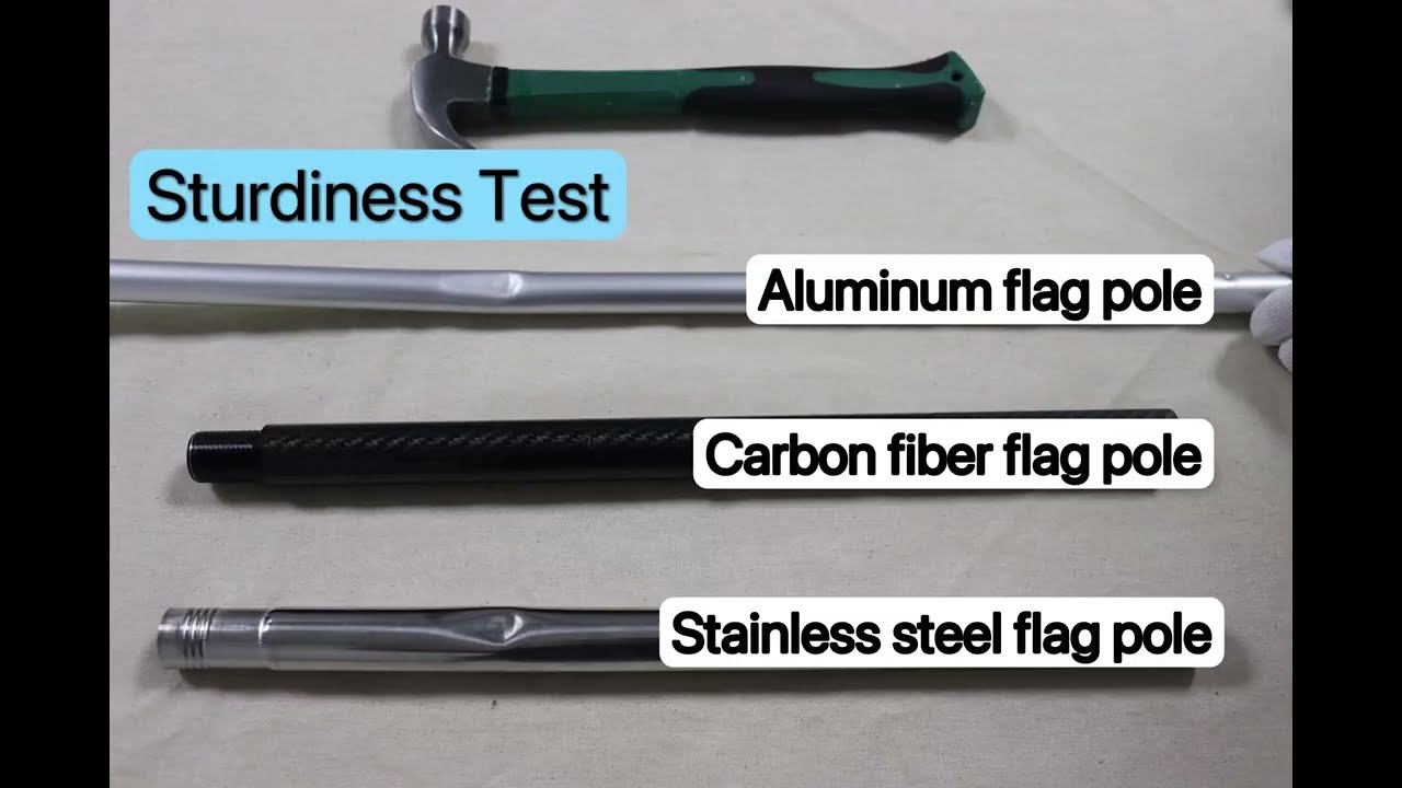 Stainless Steel Flag Pole VS Carbon Fiber Flag Pole VS Aluminum Flag Pole