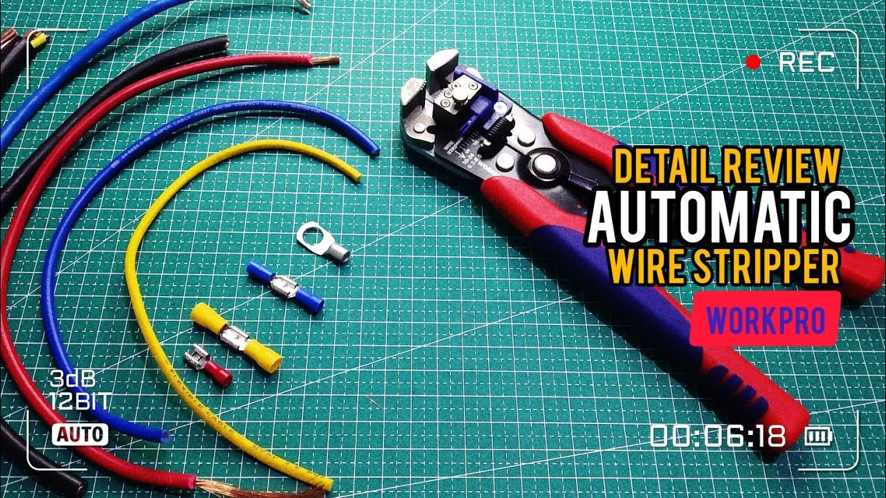 Cara Menggunakan Tang Kupas Kabel Otomatis - Workpro Automatic Wire Stripper