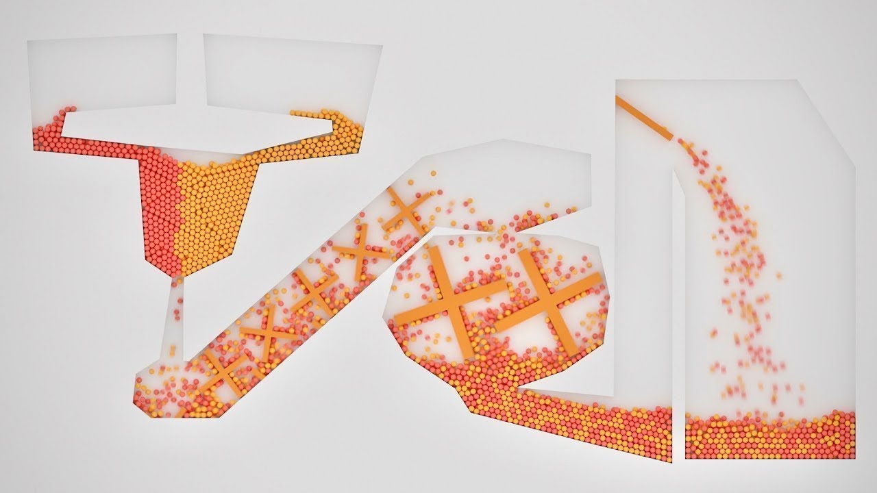 Molecular Physics. Mixing. Simulation. #001