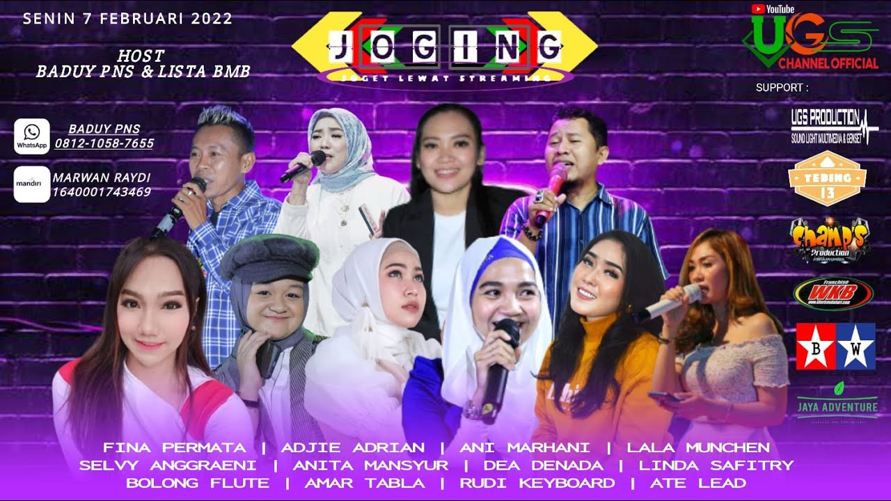Ugs Channel official Live Streaming Di program (JOGING) 7 FEBRUARI 2022