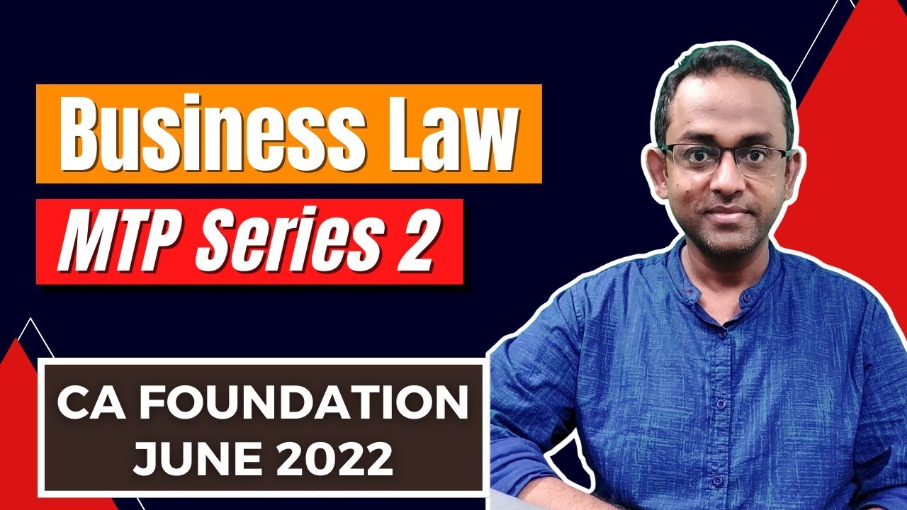 Business Law MTP series 2 , June 22 exam