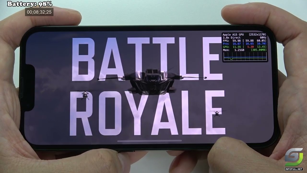 iPhone 13 test game Call of Duty Mobile CODM 2024