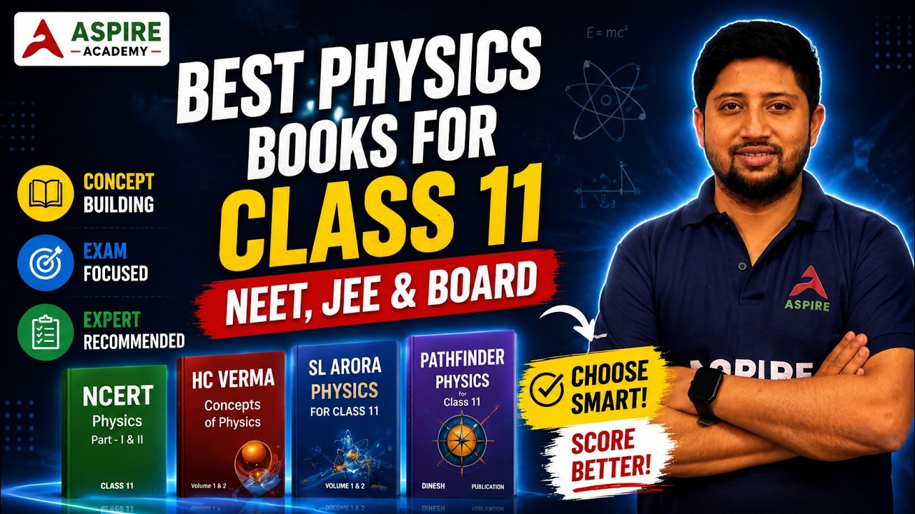 Best Physics Books for Class 11 (2026) 📚 | NEET, JEE & Board Exam Preparation