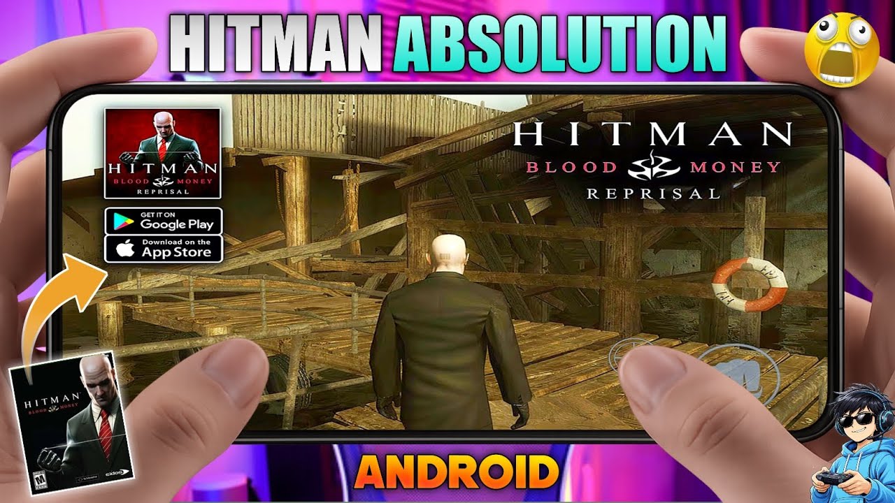 HITMAN ABSOLUTION BLOOD & MONEY GAMEPLAY IN MOBILE LOW END DEVICE ALSO AVAILABLE IN PLAYSTORE🔥.