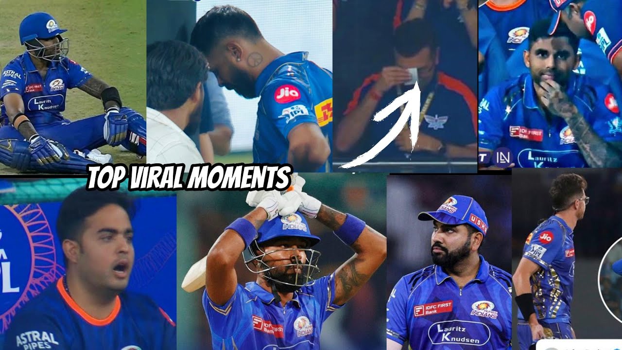 Mumbai Indians vs Lucknow Super Giants IPL 2025 top viral moments || Hardik Pandya || Tilak Varma