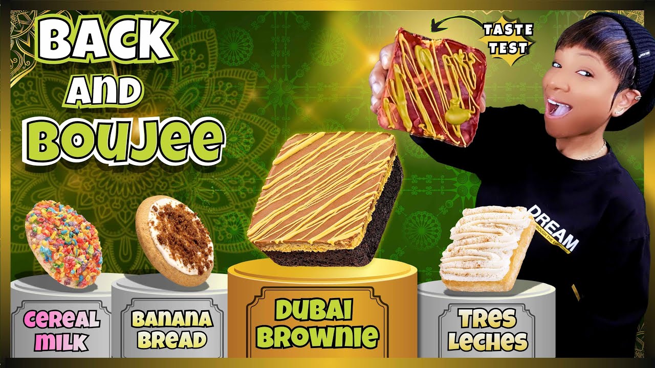 Crumbl Dubai Brownie Is BACK 😍🍫 | ASMR Mukbang (No Talking)