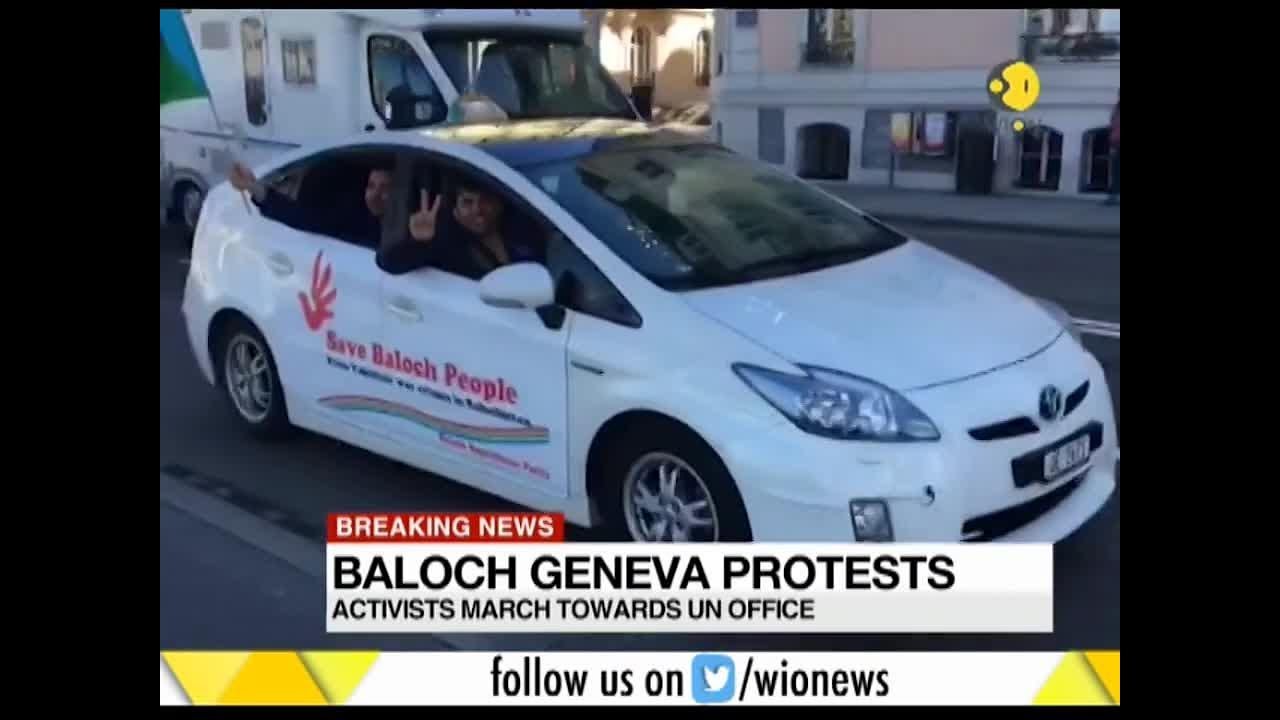 Baloch activists protest in Geneva