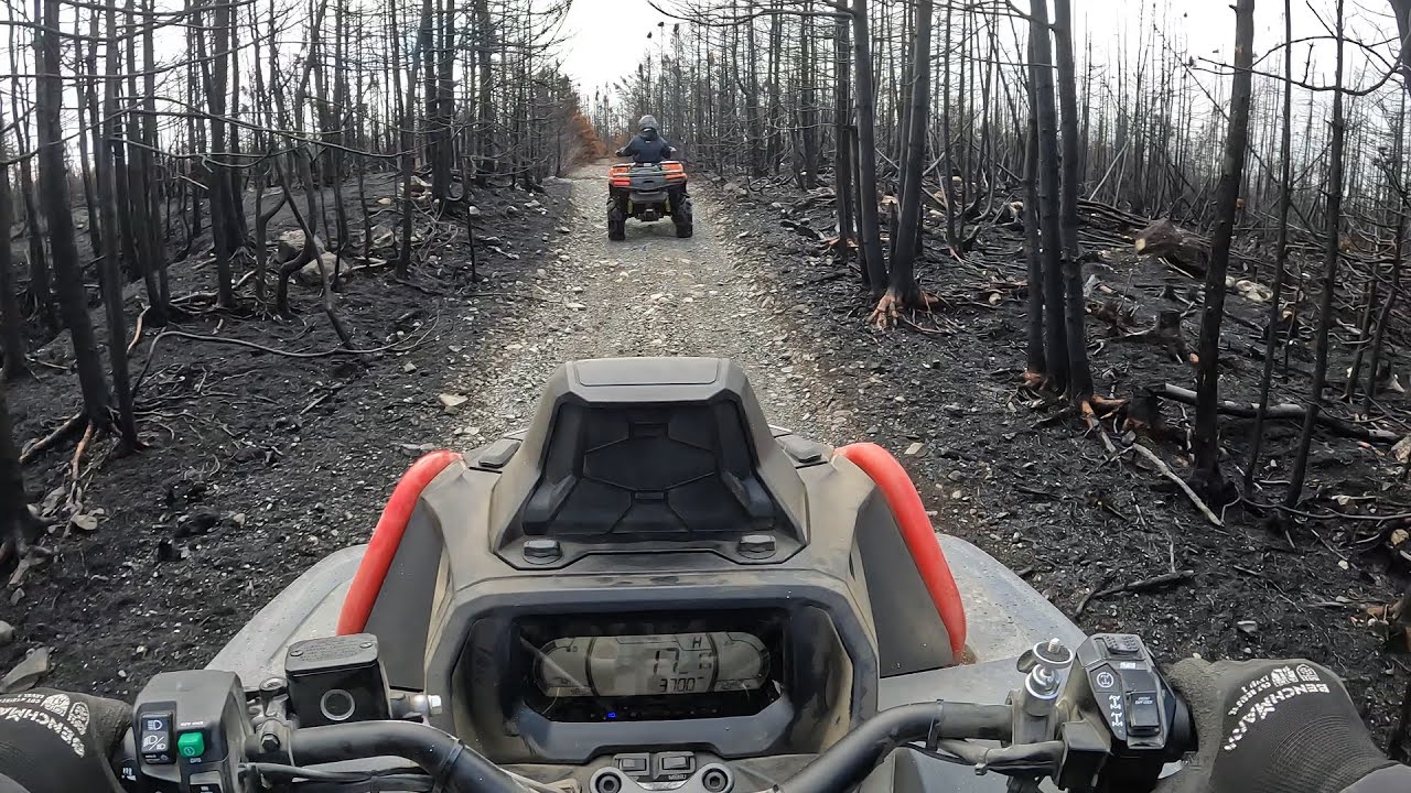 We Rode Through Paddy’s Pond WildFire Aftermath - 2025 Outlander 1000r