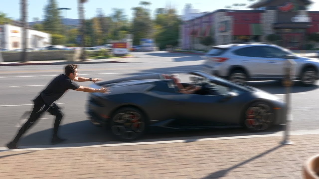 STOLEN LAMBORGHINI PRANK ON STRANGERS! (EXTREME)