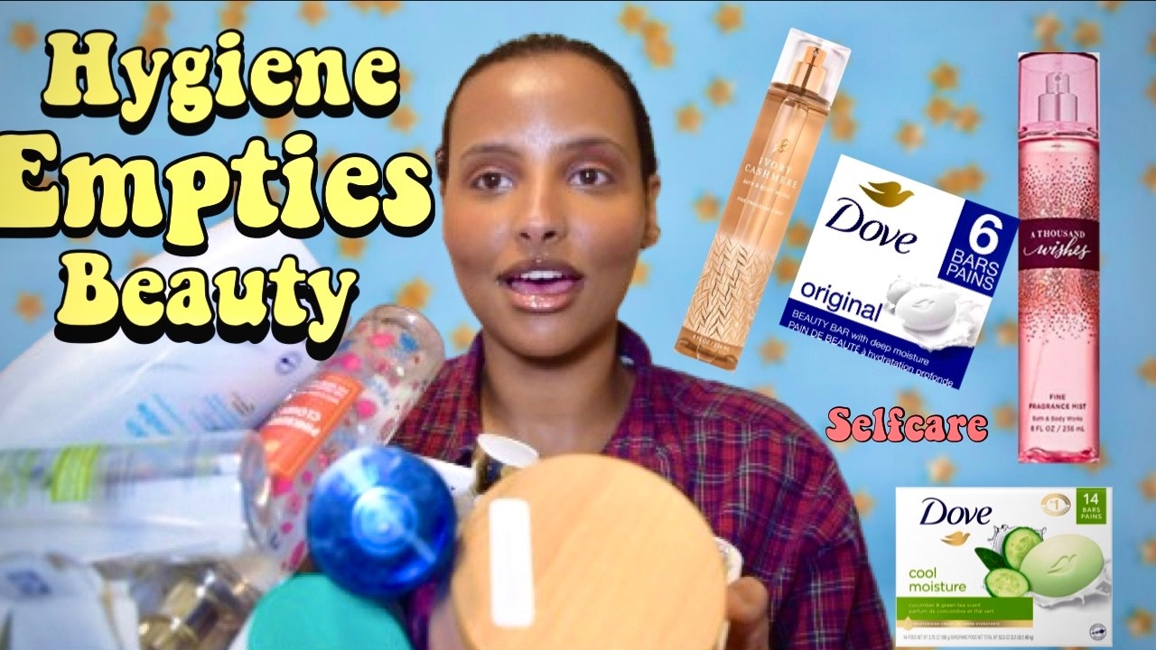 3 months worth of hygiene and beauty empties-bath and body works ,victoria secret, dove + more