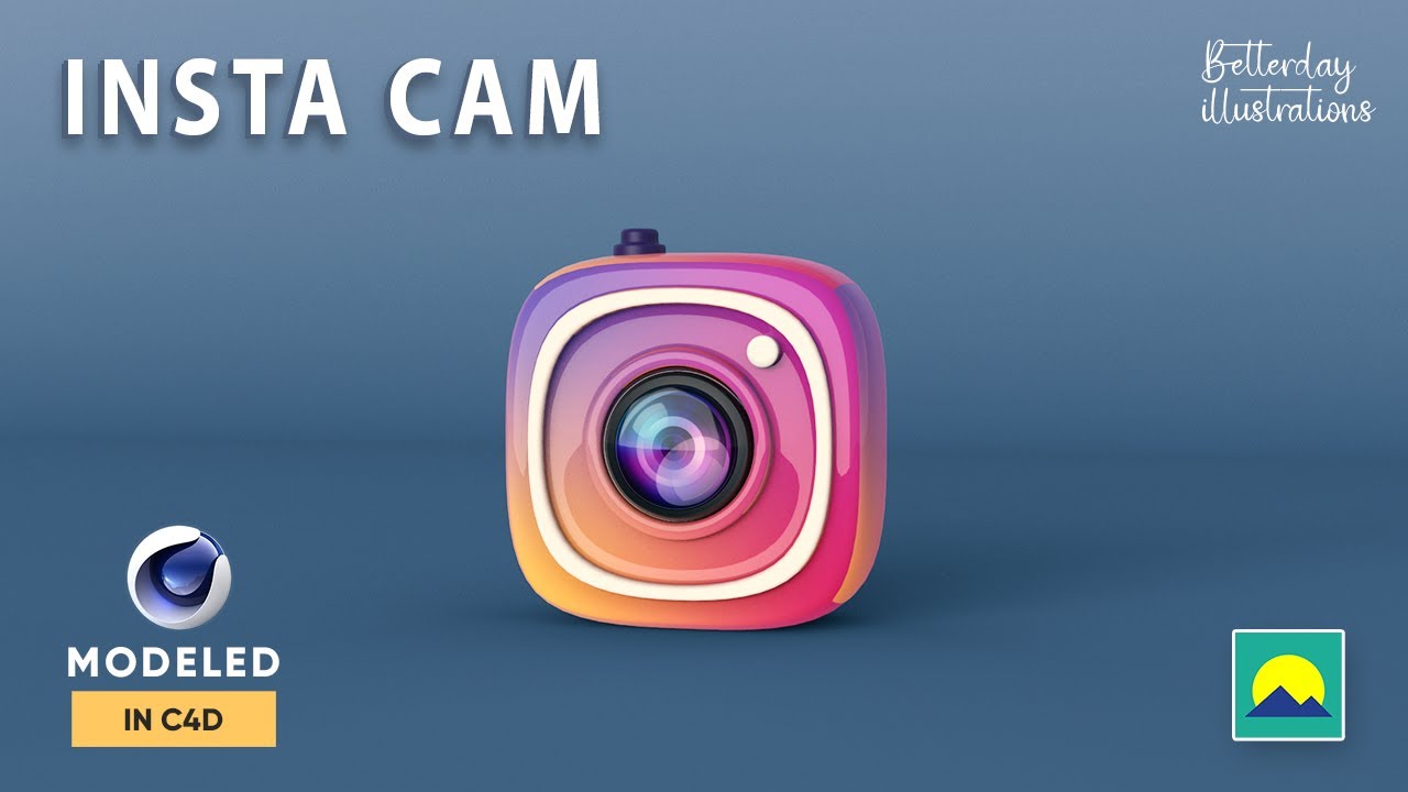 How to Model Instacam | Betterday illustrations