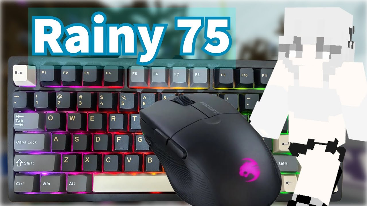(Rainy 75) Mouse and Keyboard Sounds | Hypixel Bedwars ASMR