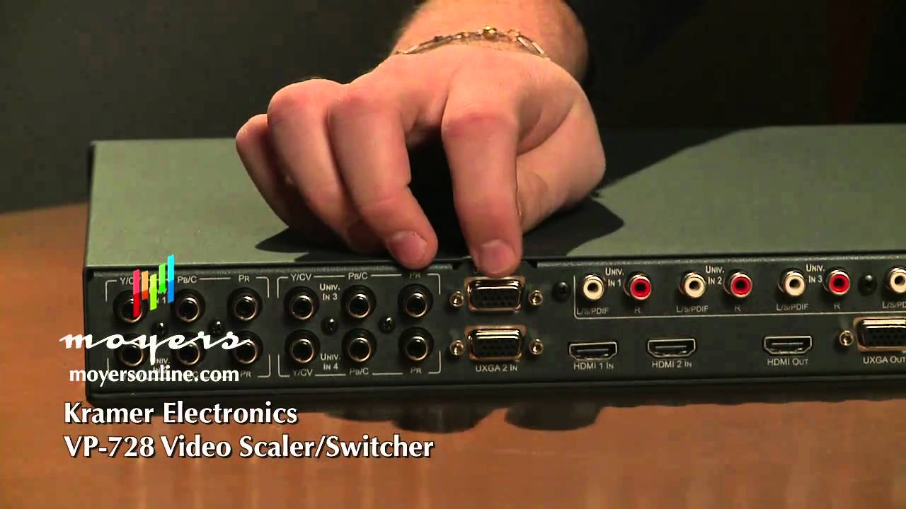 Moyers Online | Kramer VP-728 Switcher/Scaler