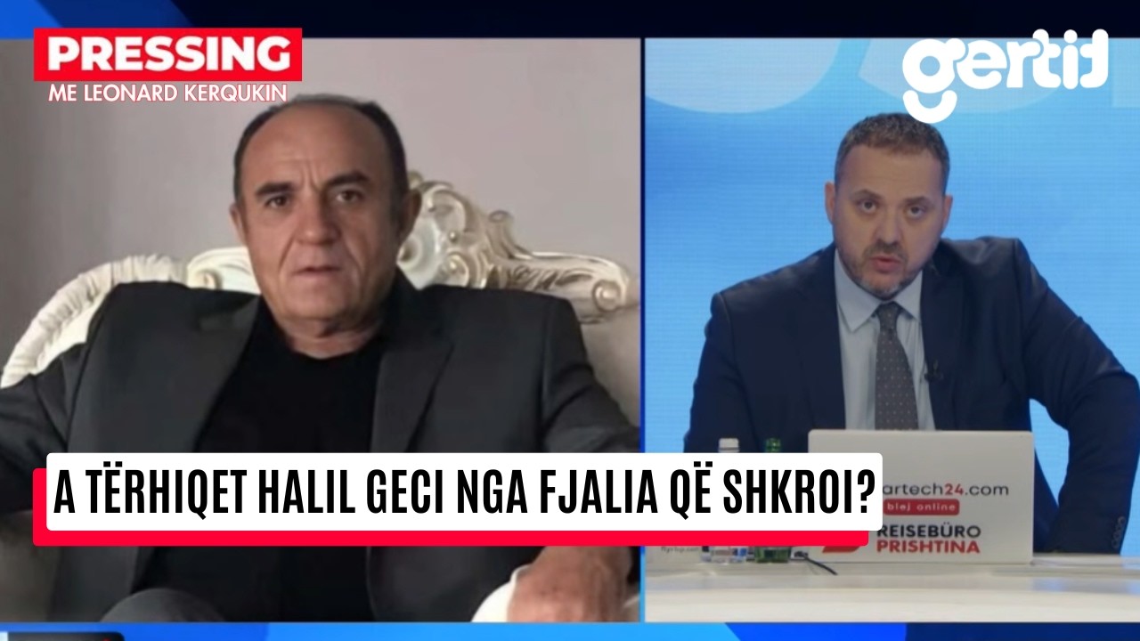 A TËRHIQET HALIL GECI NGA FJALIA QË SHKROI?/ Nuk e kam thanë me atë qëllim… | Pressing | T7