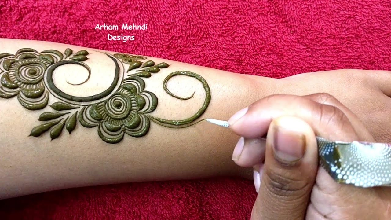 Full Hand Easy and Beautiful Mehndi Design for Hand || Arham Mehndi Designs