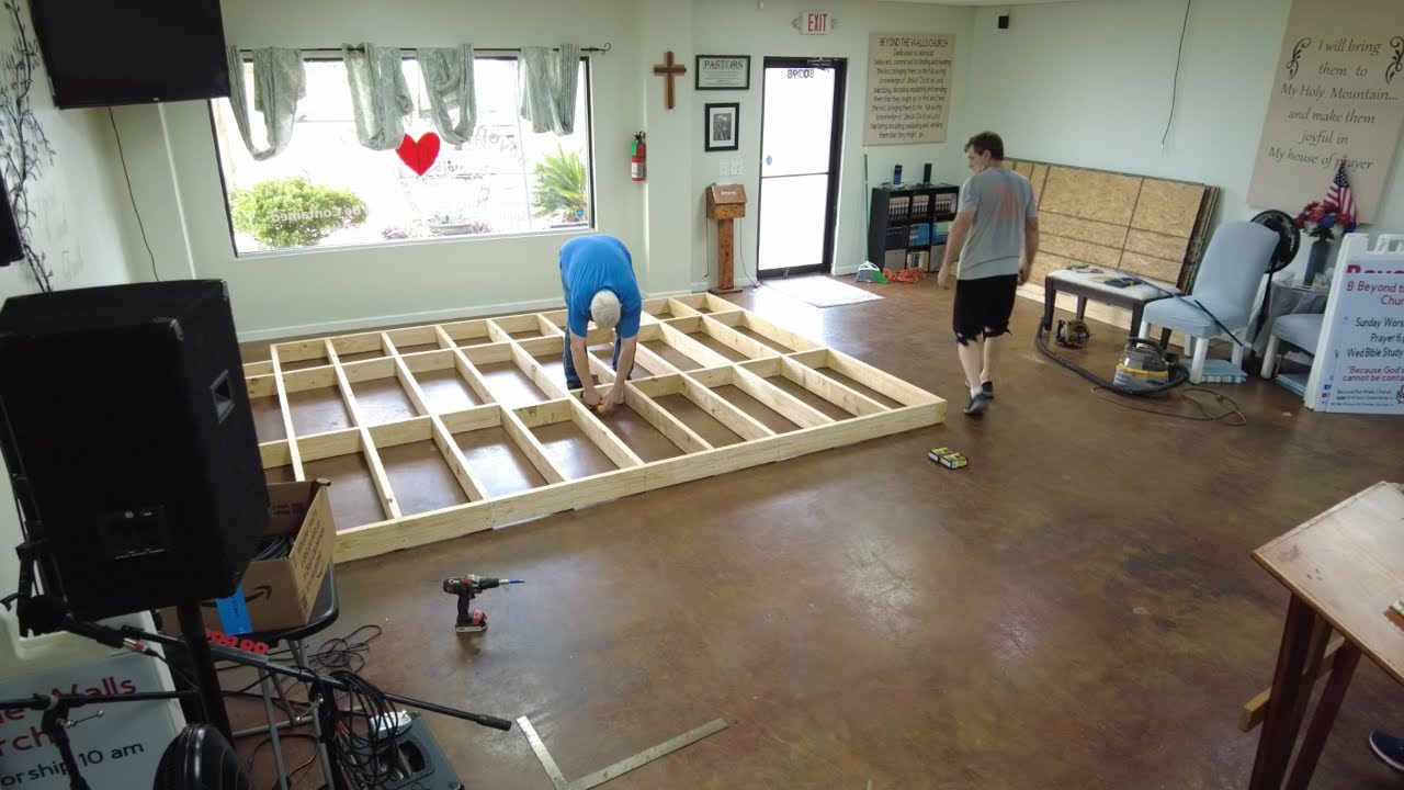BTW Church - Worship Team Stage Build