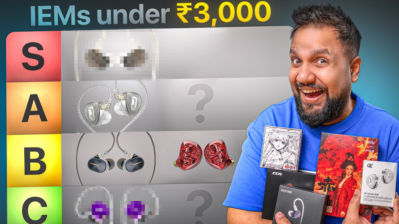 I Tested 5 IEMs Under Rs 3000 - Here's the Best One!