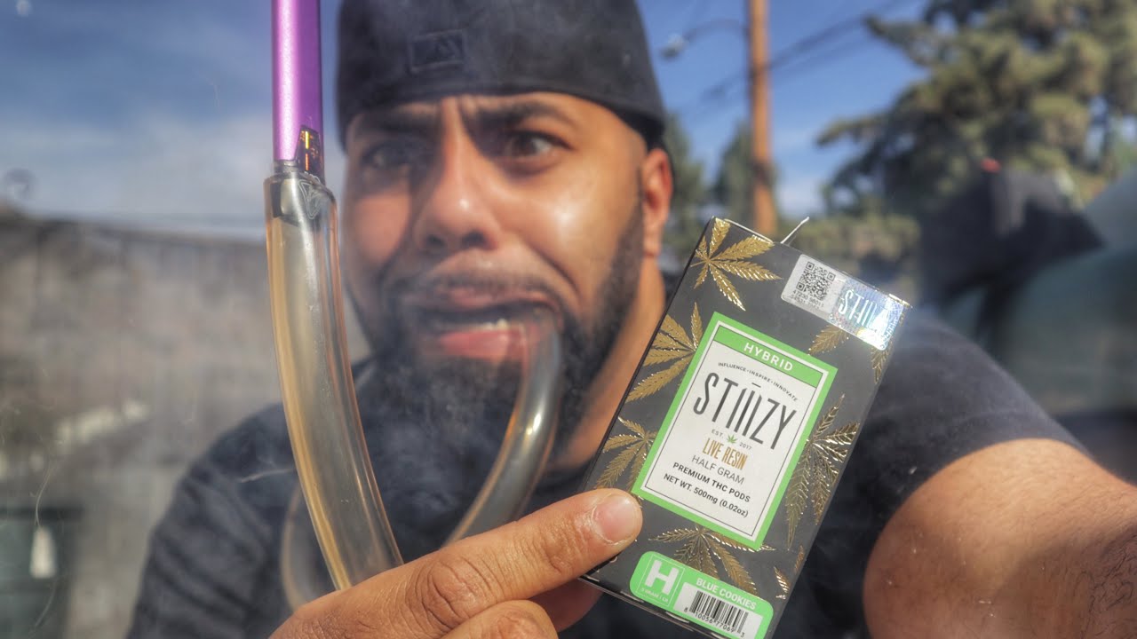 STIIIZY BLUE COOKIES!! ( LIVE RESIN POD )