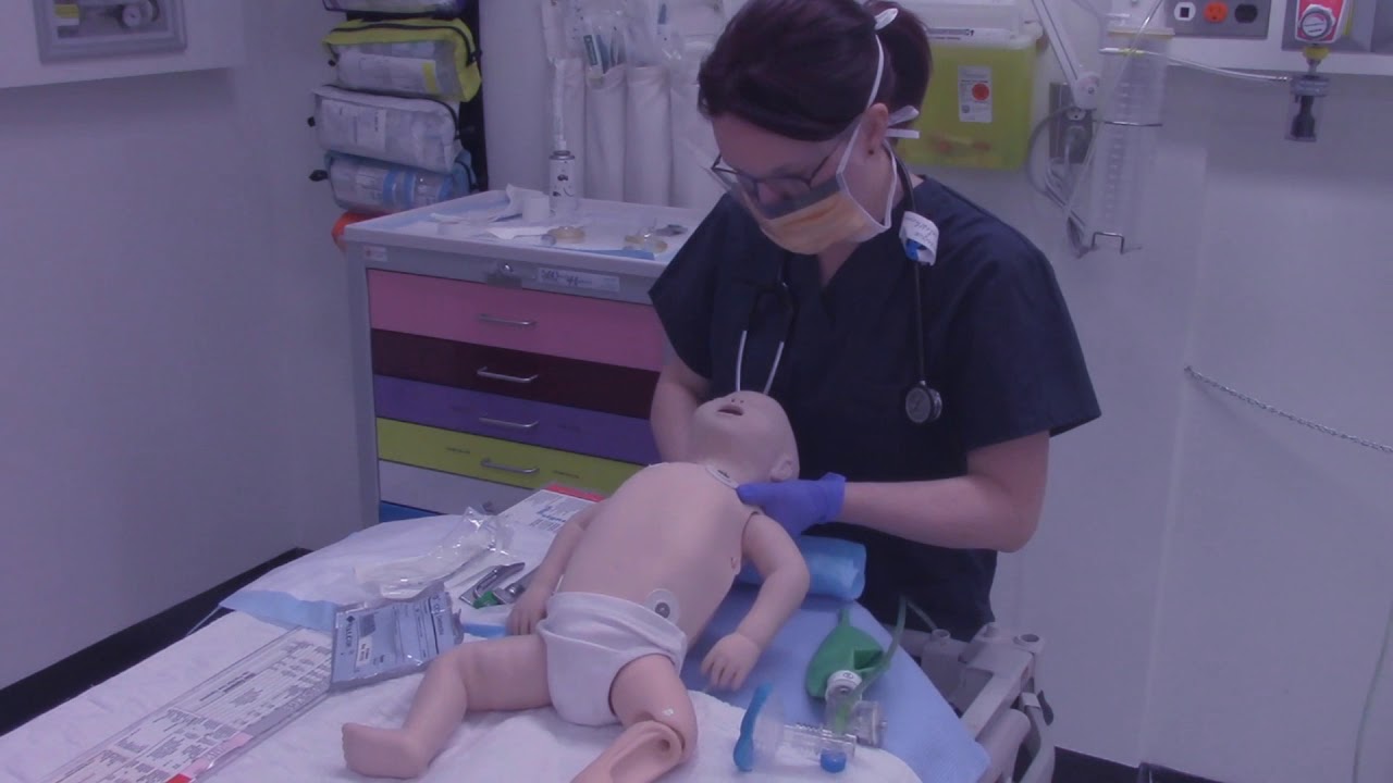 intubation endotrachéale pédiatrique (orale)