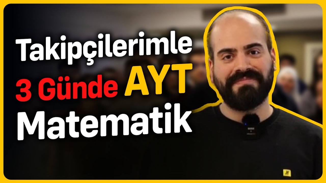 Takipçilerimle 3 Günde AYT Matematik #tyt #ayt #yks