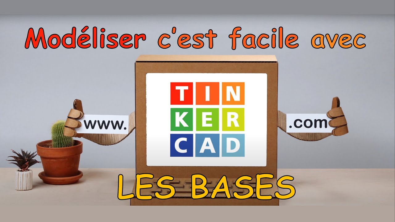 Tinkercad - les bases !#56 #TINKERCAD #modelisation 3D #impression3D
