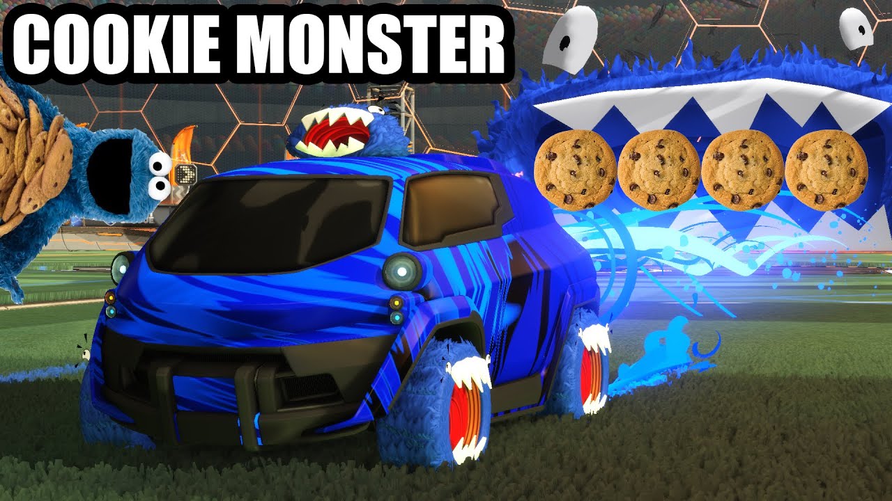The Cookie Monster is in Rocket League