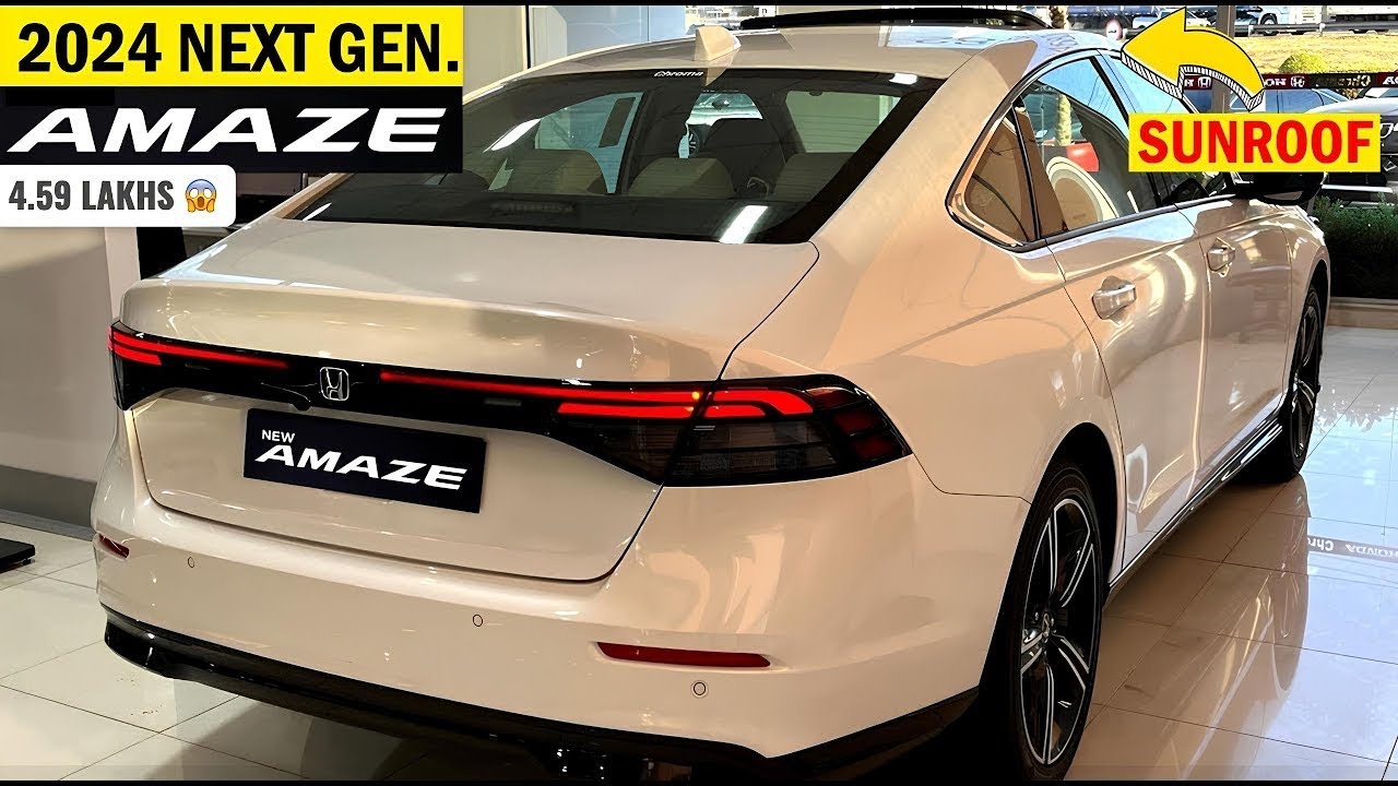 New Honda Amaze Top Model VX(mt)  2024 Full Detailed Review