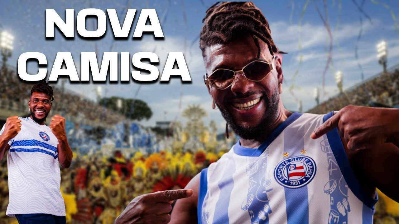 O NOVO MANTO DO BAHIA CHEGOU! 🔵⚪ Beto Jamaica apresenta a camisa do Carnaval 2026!
