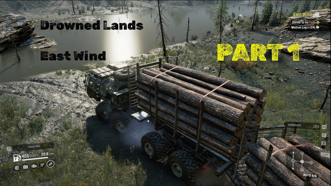 Snowrunner Drowned Lands East Wind Part 1 | Zikz612H | No Commentary