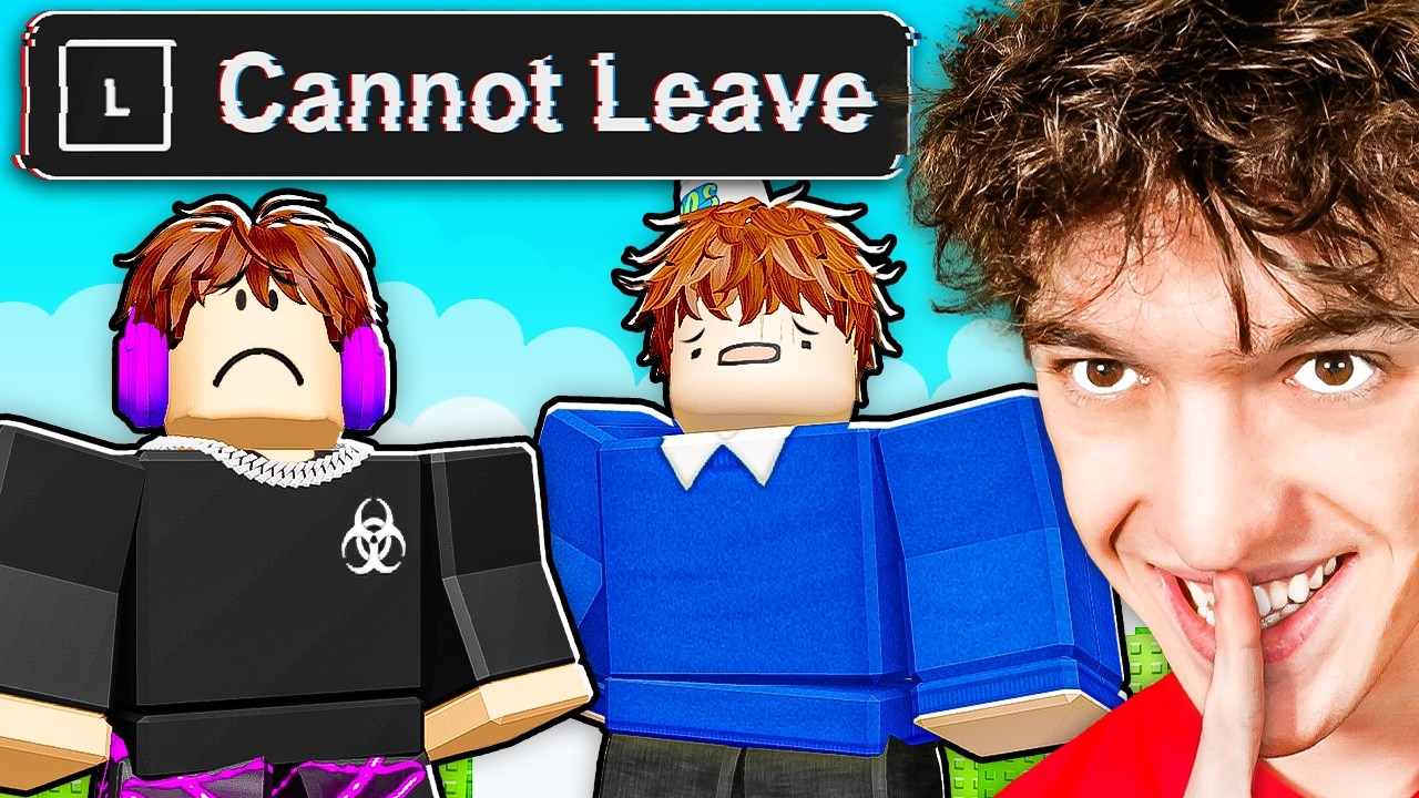 Trapping My Friends in a Roblox Game YOU CAN'T LEAVE...
