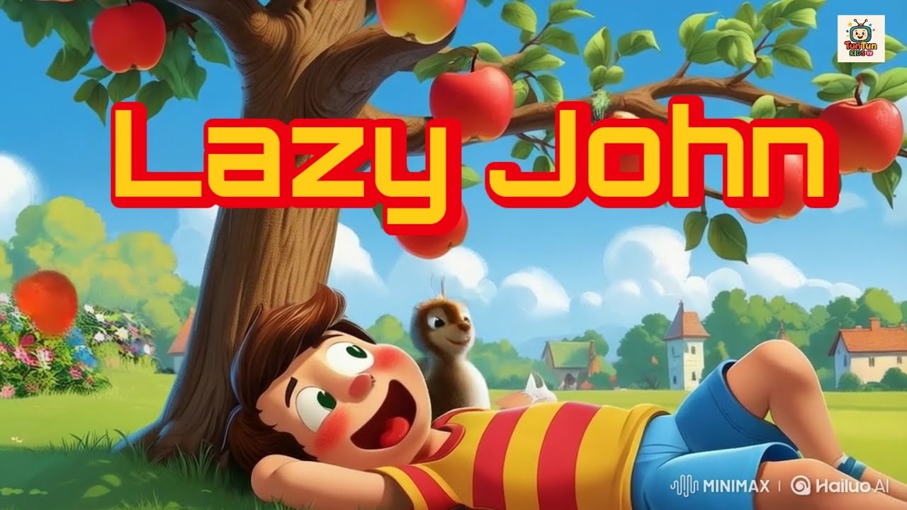 Lazy John | Kids Hindi Stories | Online Kindergarten Program | Bedtime Stories for Kids 