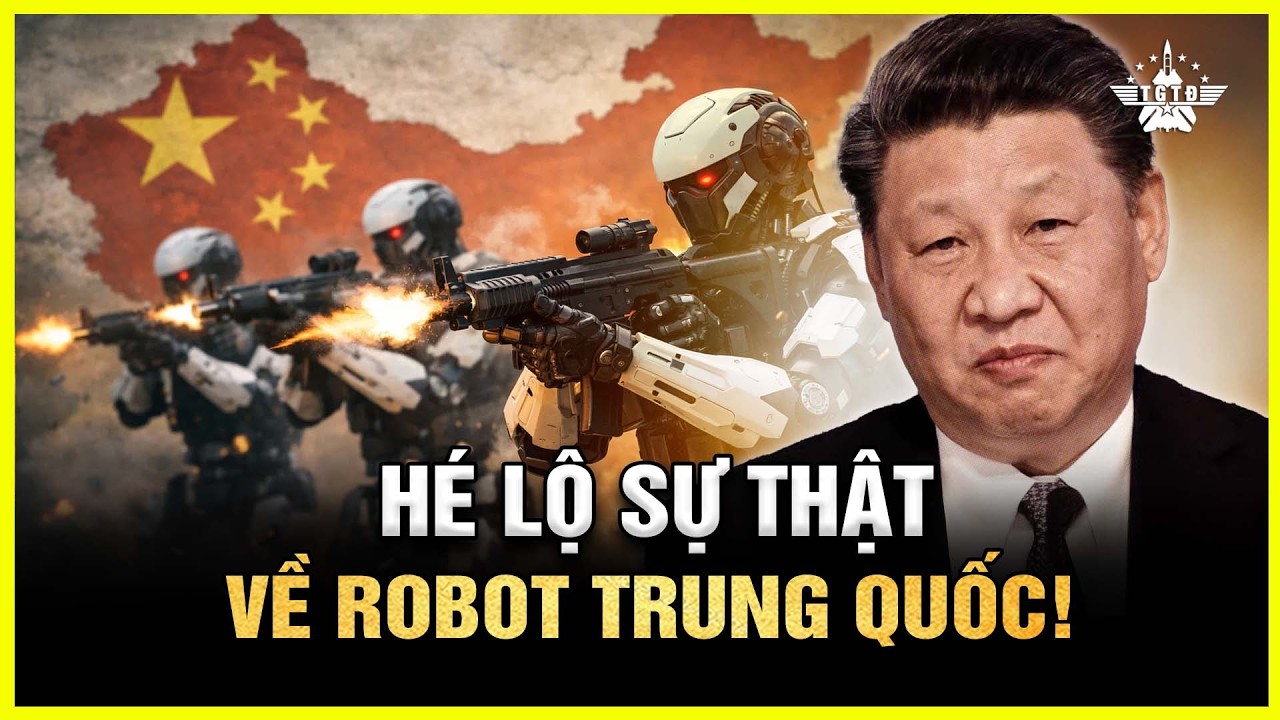 Sự Thật Gây Sốc Sau Video Đội Quân Robot Trung Quốc Cầm Súng Khiến Mạng Xã Hội Hoảng Loạn