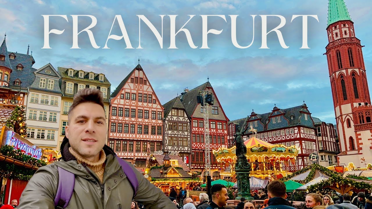 Almanya´nın kalbi Frankfurt´ta bir gün ! Frankfurt Vlog -2