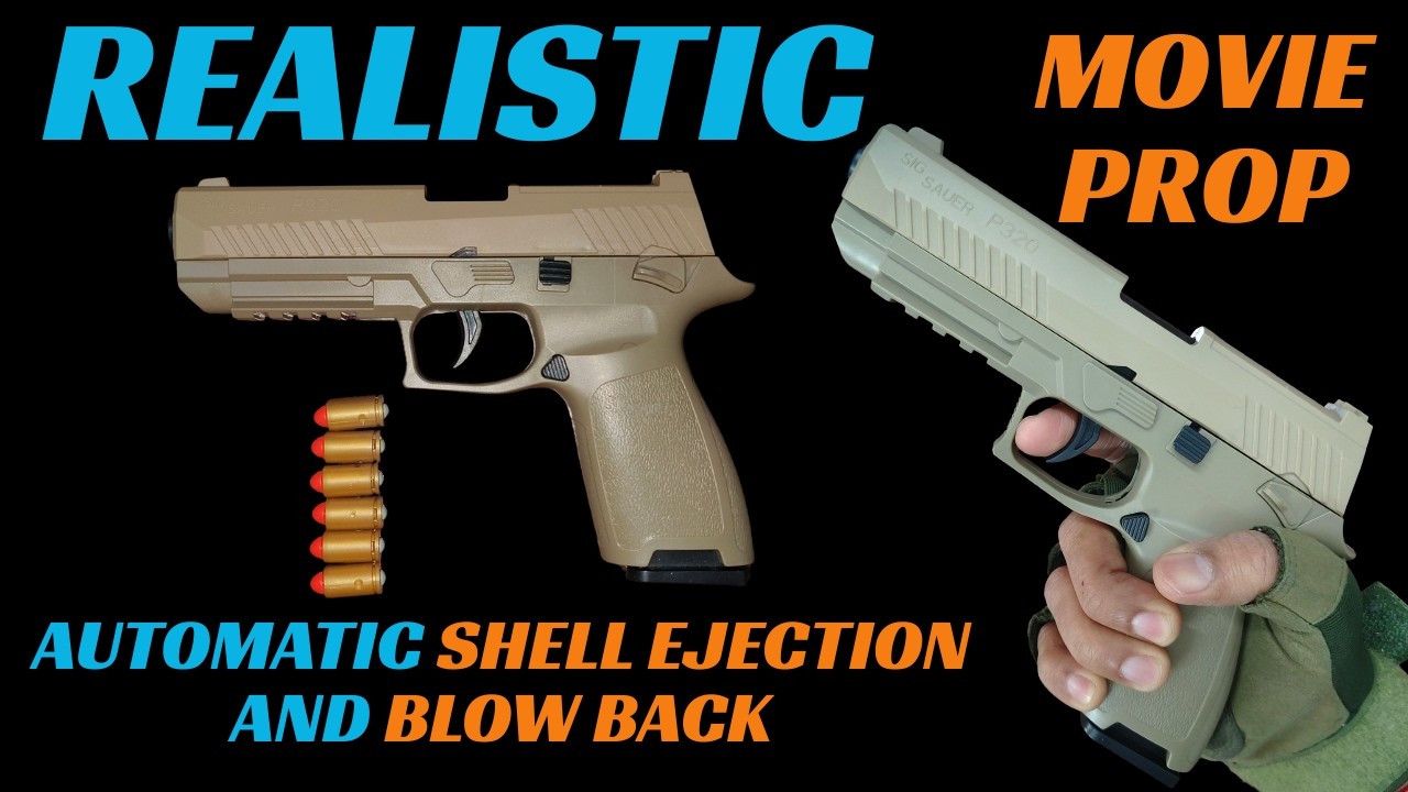 Unboxing P320 Automatic Shell-Ejection Realistic Toy Gun
