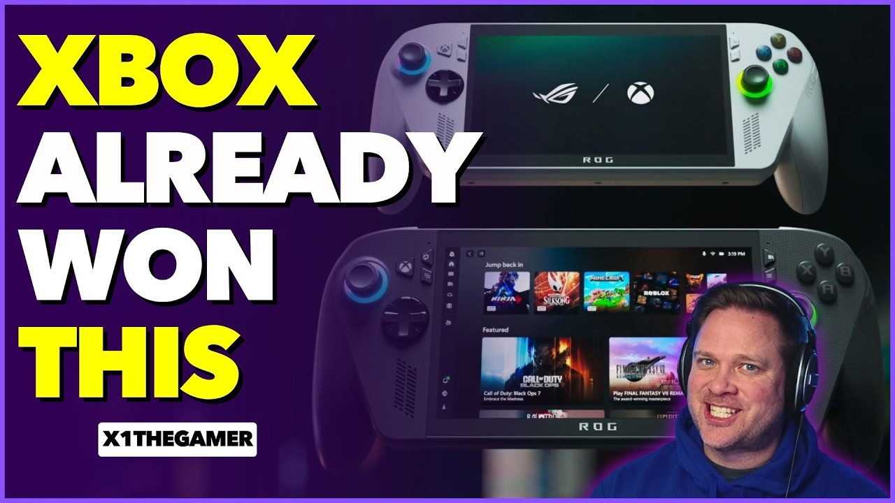 Xbox уже выигрывает войну портативных консолей (хотя у них даже нет портативной консоли).