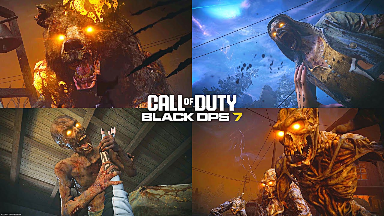 ВСЕ анимации смерти в Cod: Black Ops7 Beta Zombies