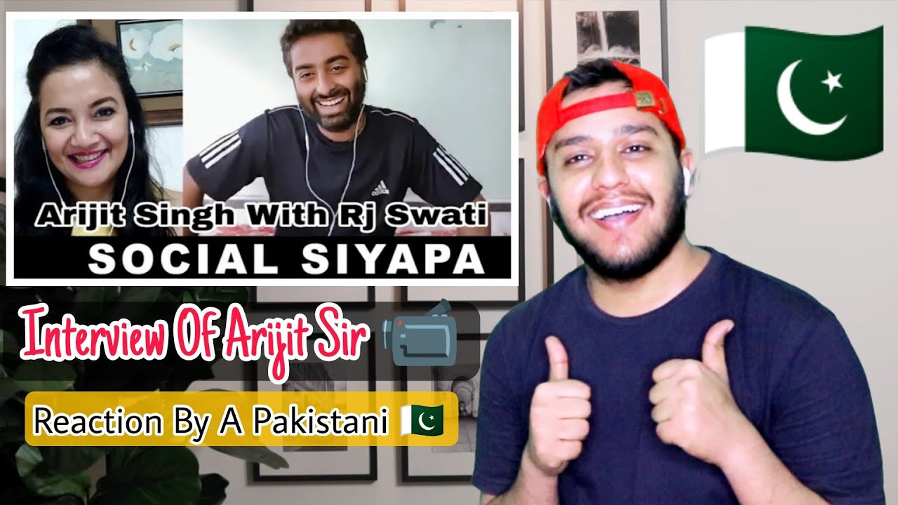 Pakistani Reacts To Arijit Singh Live Interview With RJ Swati Sharma | Re-Actor Ali