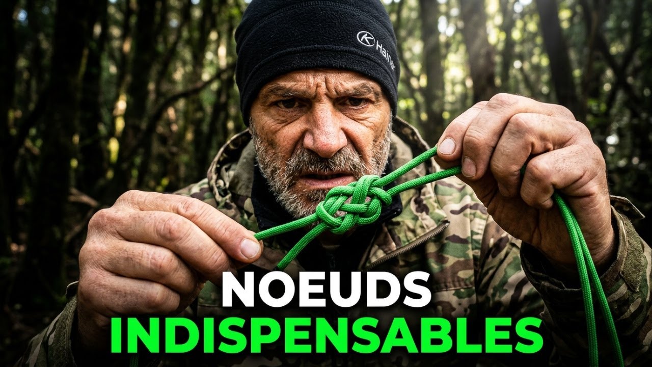 Maîtrisez ces nœuds bushcraft ou échouez en camping