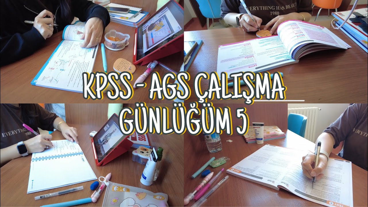 KPSS/AGS 2026 İÇİN BERABER ÇALIŞALIM 5 #ags2026 #kpss2026 #dersçalışmagünlüğü