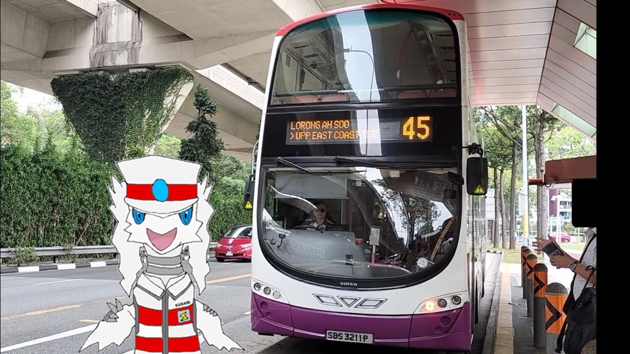 [前面展望] SBS3211P 45 NEX → ユノスリンク, Volvo B9TL Wright Eclipse Gemini 2
