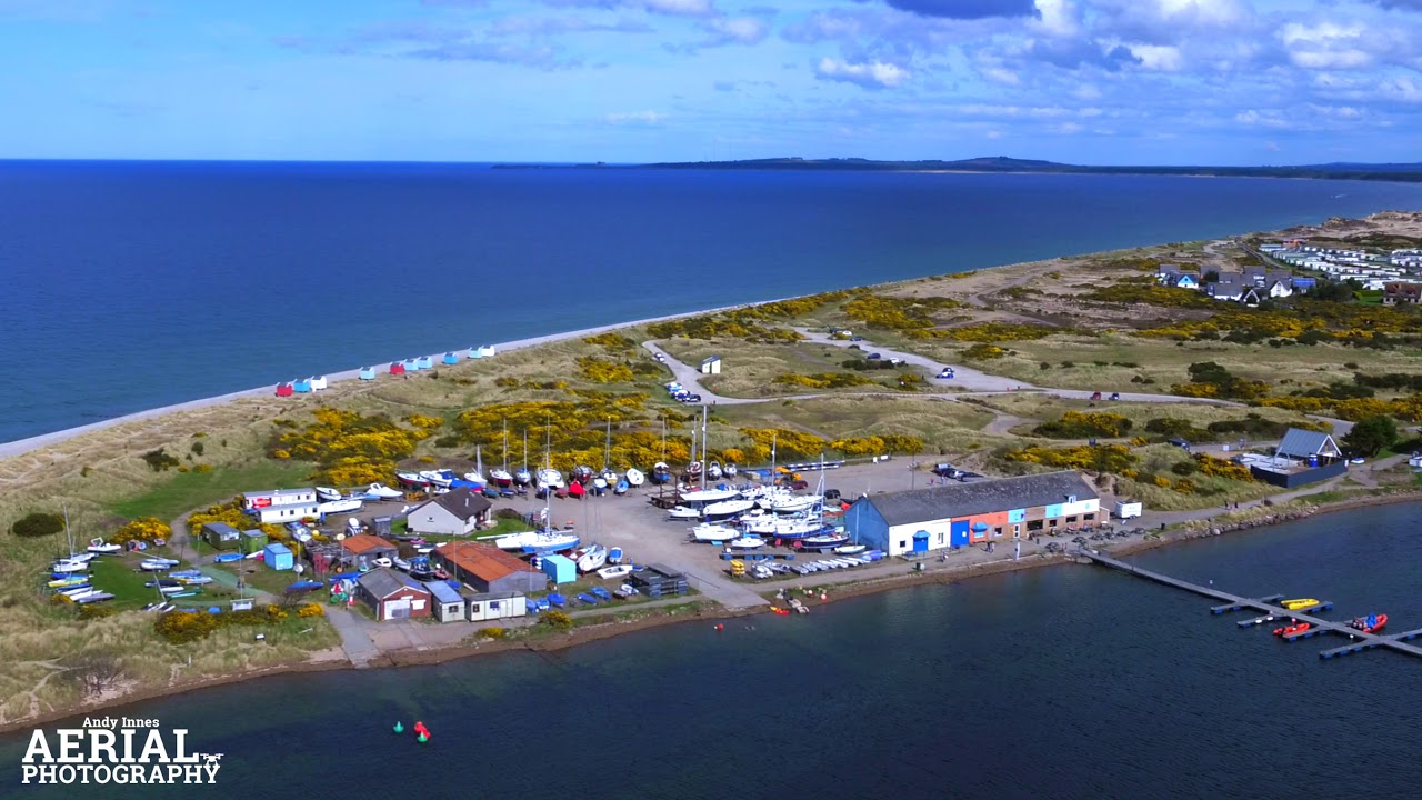 Findhorn on the Moray Coast - Andy Innes Aerial Photography
