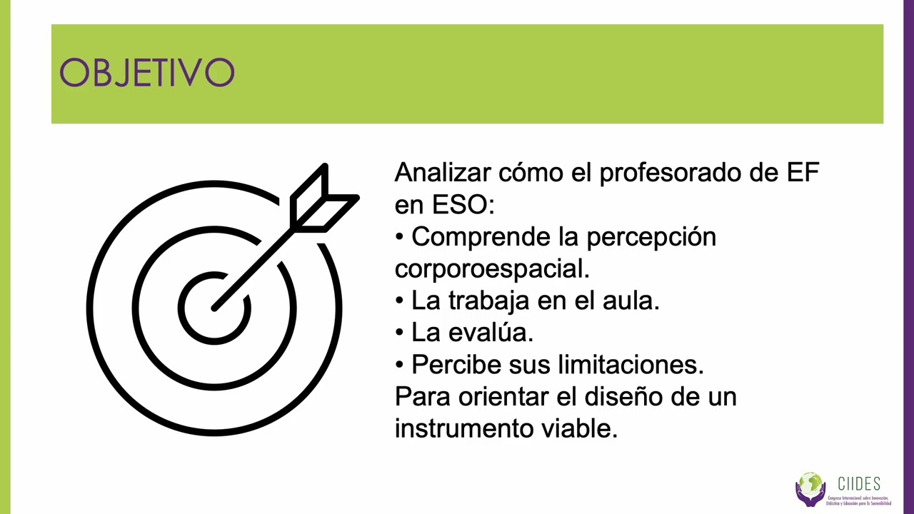 CIIDES 2026 - Percep. Corporoespacial en EF: Persp. del Prof. ESO para Diseño de Instrum. de Eval.