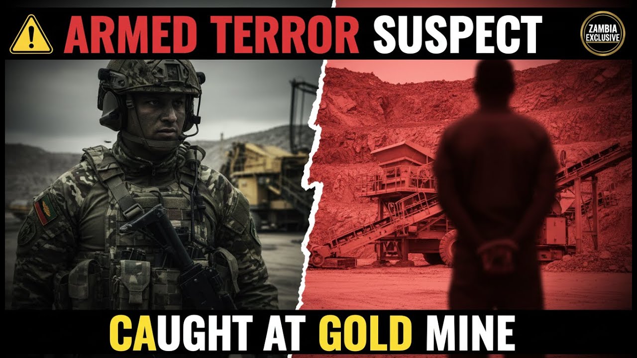 ARMED Terror Suspect Captured at Zambia Illegal Gold Mine | Military Raid Exposed