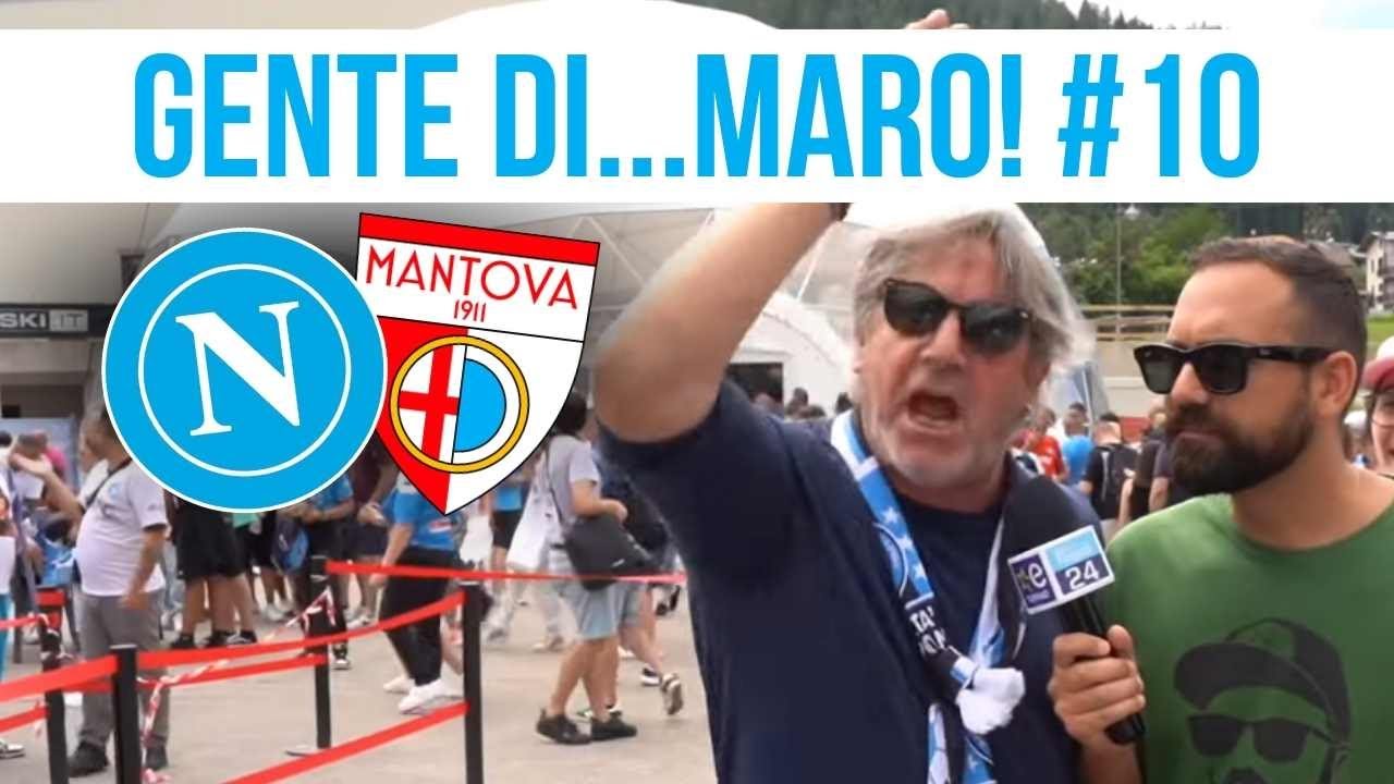 GENTE DIMARO! #10 Napoli Mantova 3-0, guardate la reazione dei tifosi napoletani!