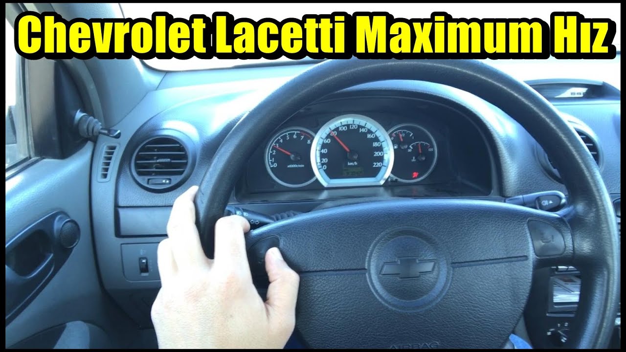 Chevrolet Lacetti Hız Denemesi (1. 2. 3. Vites)