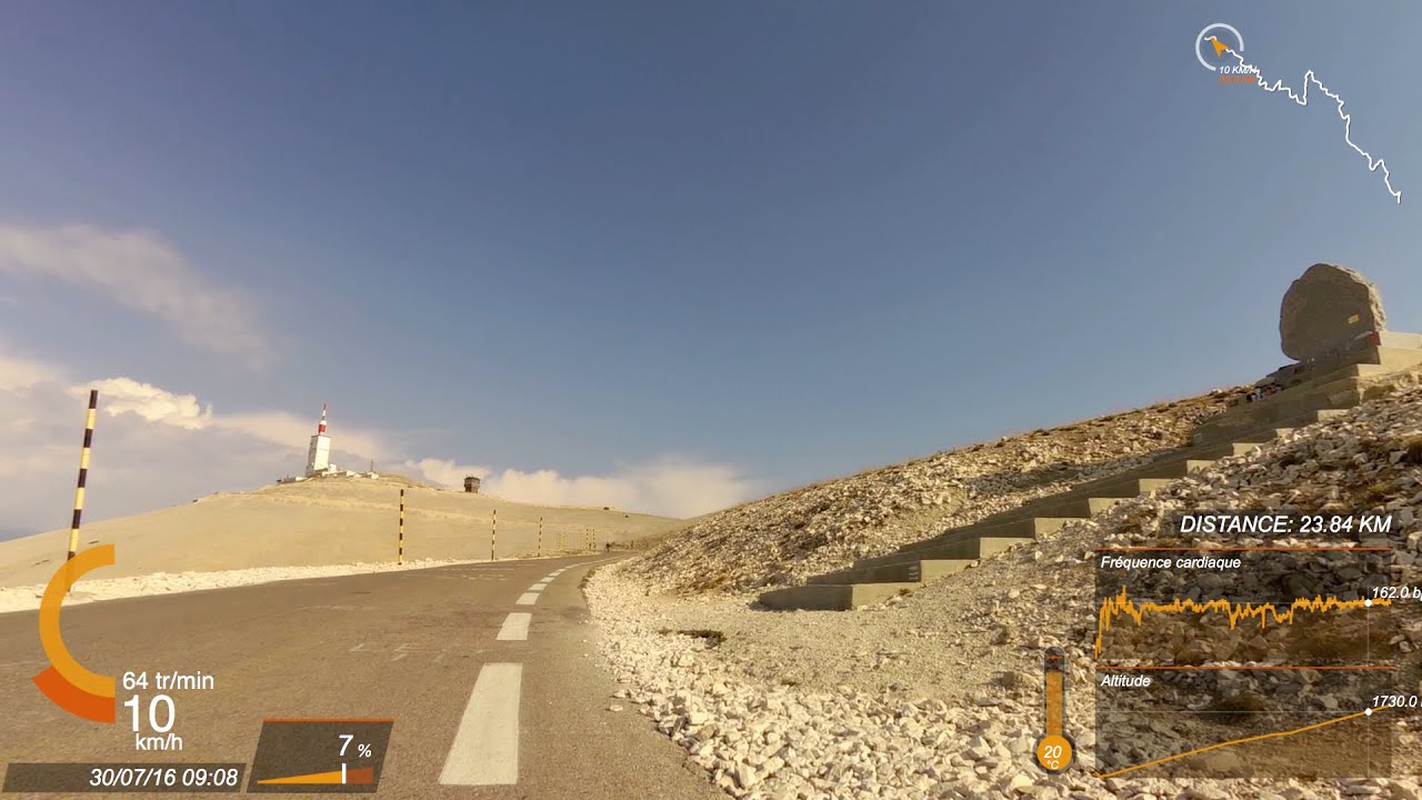 2016.07.30 Sault, Mont Ventoux 1h26m53' (1080p Large 25 fps)