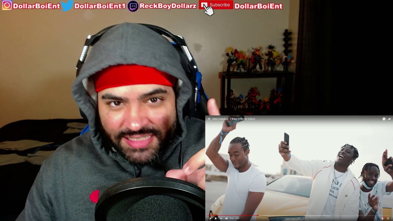 AMERICAN REACTS TO ABRA CADABRA - FLICKY (OFFICIAL MUSIC VIDEO) [DOLLARBOIENT]