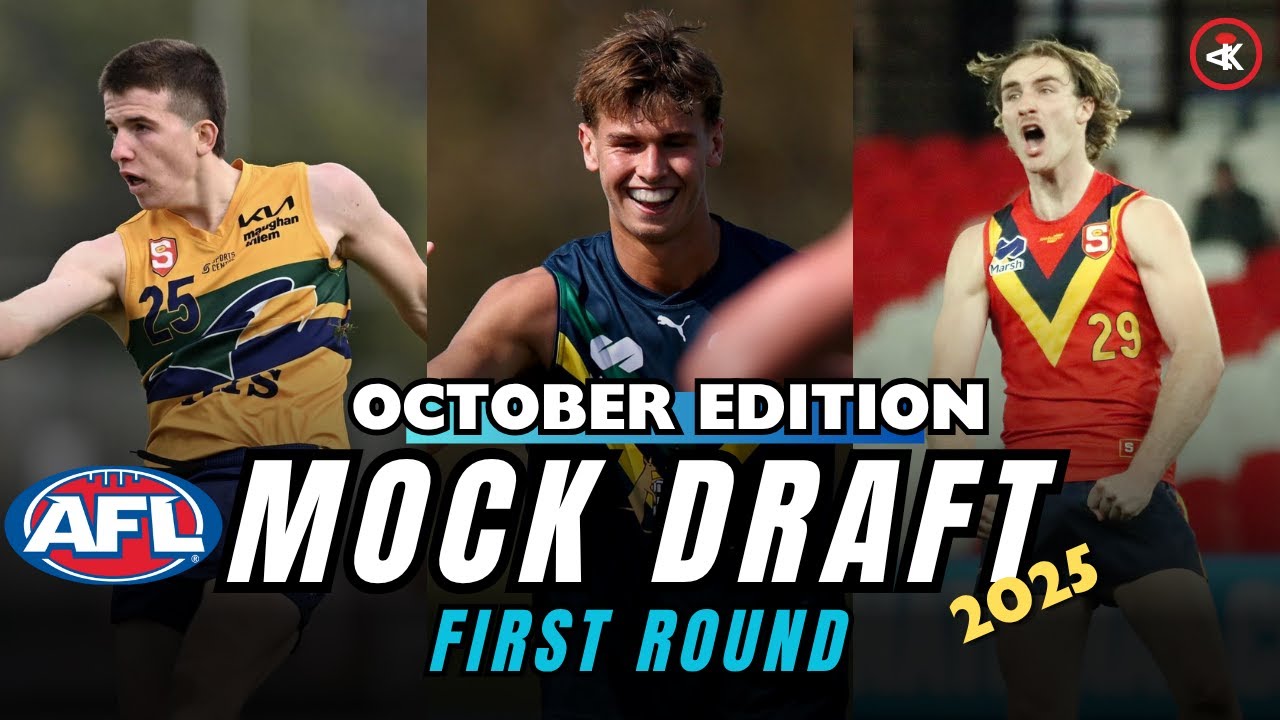 FIRST ROUND | *57* PICK OCTOBER AFL Mock Draft | 2025