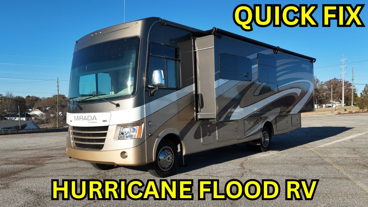 Hurricane Flooded RV Ivan Drives it Back From Florida Back To The Shop