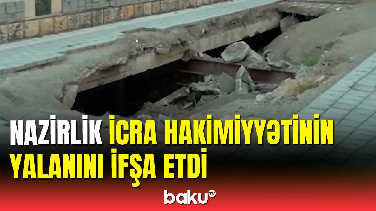 Yiyəsiz qalan Yevlax bulvarı hər an uça bilər